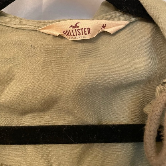 Army Green Trench Coat - Picture 2 of 4